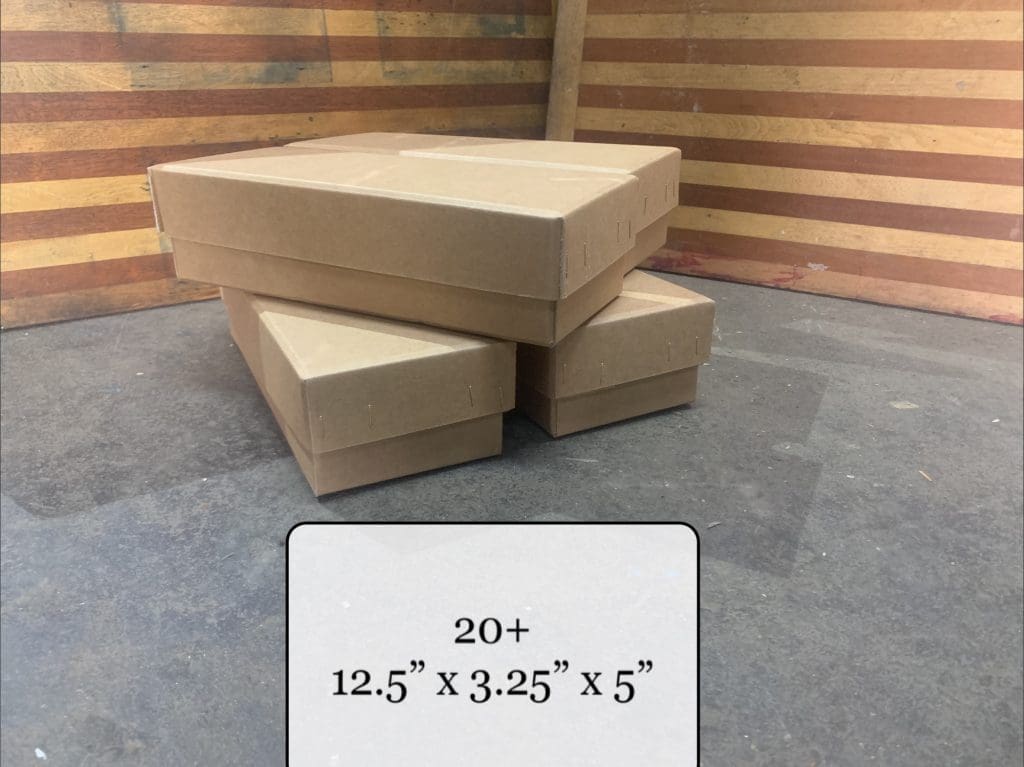 THB5163 Boxes buff card assorted sized with lid (packing) • Trevor ...